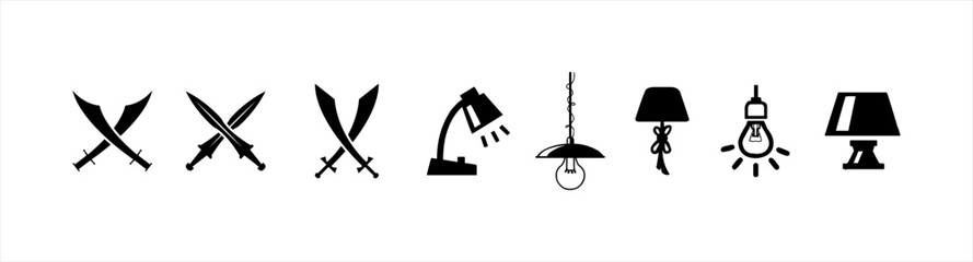 Sword and lumps icons.eps