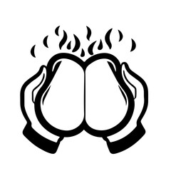 Mittens with Snowflake