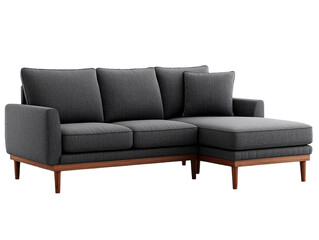 Fototapeta premium Modern Corner Sofa with Elegant Design and Comfort