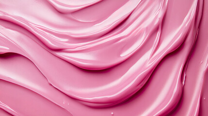 Obraz premium Pink cosmetic texture Smooth smudge texture&nbsp;background.