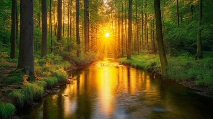 Obraz premium nice landscape theme