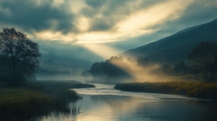 Obraz premium nice landscape theme