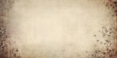 Fototapeta premium Vintage Floral Background with Textured Design