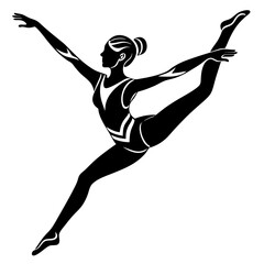 silhouette of a dancer