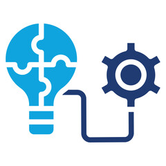 Obraz premium Implementation Technique Icon