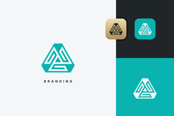 Abstract Minimalist Digital Multimedia Logo Design