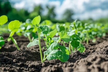 A close-up of legumes fixing nitrogen in the soil, a key process in regenerative farming that helps build soil fertility naturally.