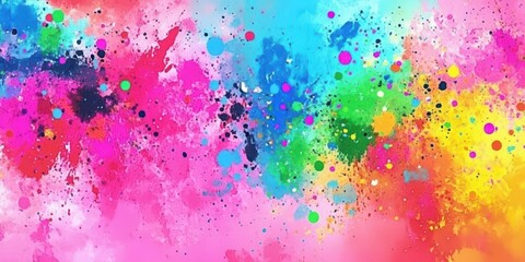 Obraz premium Vibrant Splash of Colorful Abstract Art