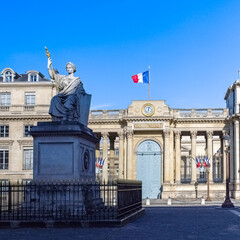 Paris, the National Assembly, luxury building in the center of the french capital
