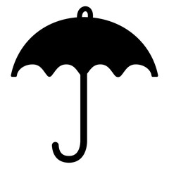black umbrella icon