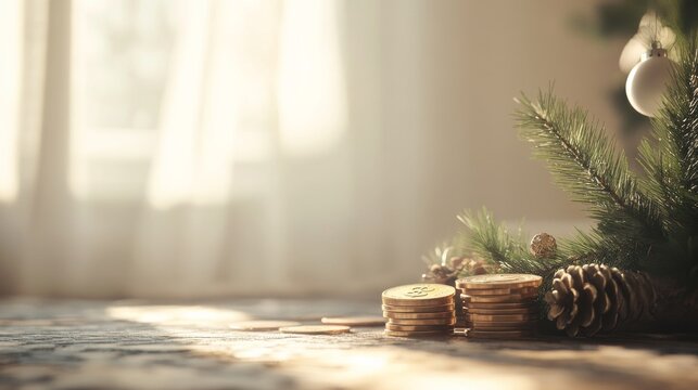 An empty scene featuring blank mockup template of currency exchange rates and reports,