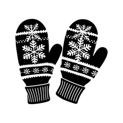 Woolen mittens