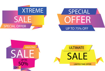 offer banner off refer and earn vector template design special