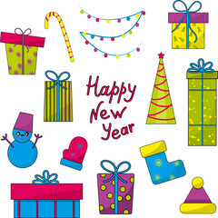new year vector