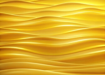 Abstract Yellow Waves Pattern - Minimalist Photography for Contemporary Decor