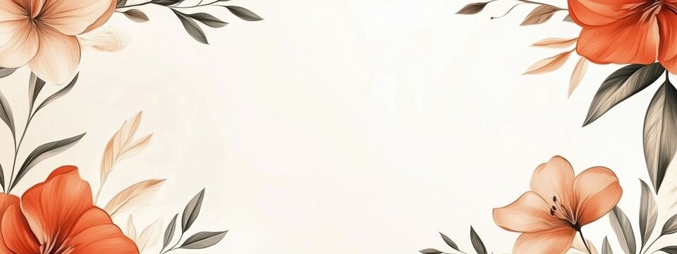 Elegant calligraphy frame, intricate border design, blank center for text, perfect for invitations or announcements