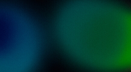Elegant gradient texture background. Abstract dark black green blue cyan color flow grainy, vibrant, glowing, noisy texture website header, cover, poster