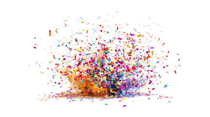 confetti explosion png transparent background
