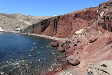 Red beach, Santorini island, Greece