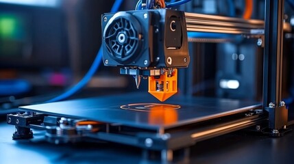 D Printer Closeup   Printing Process  Innovation Technology  Design  Manufacturing