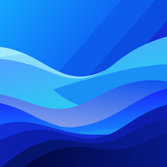 Abstract blue gradient background collection