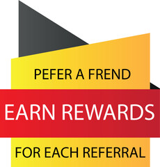 offer banner off refer and earn vector template design special