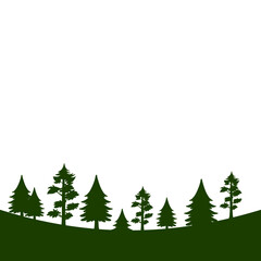 Forest Tree Silhouette