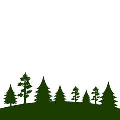 Forest Tree Silhouette