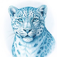 Fototapeta premium a jaguar sketch illustration
