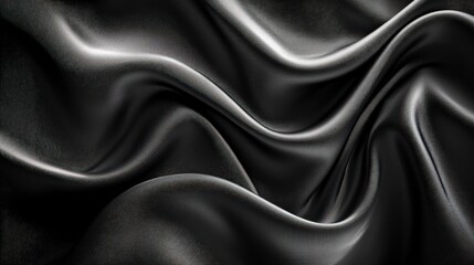 A luxurious black background with soft lighting effects and smooth textures, creating an elegant and sophisticated atmosphere for upscale designs.