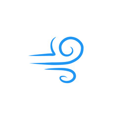 wind gust vector illustration