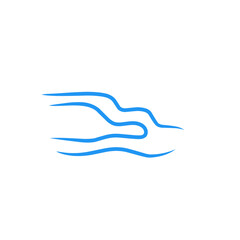 wind gust vector illustration