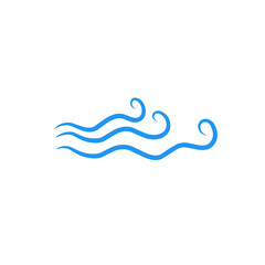 wind gust vector illustration