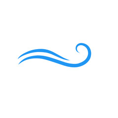 wind gust vector illustration