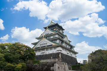 大阪城の天守閣