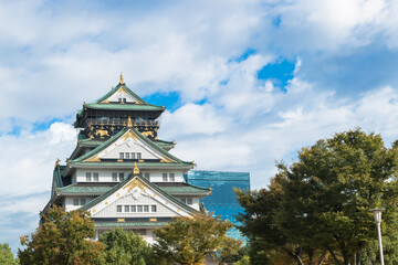 大阪城の天守閣