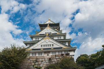 大阪城の天守閣