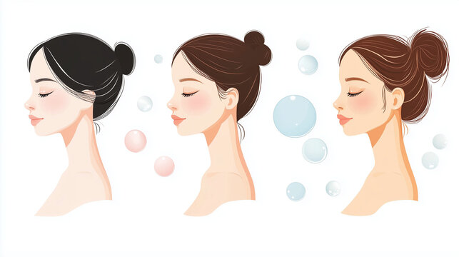 three women soing spa bath