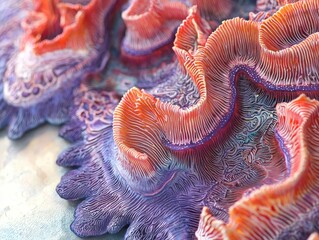 Obraz premium Intricate Coral Formations in Bright Colors