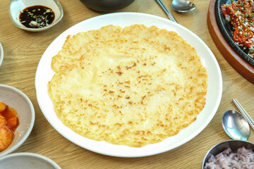 Korea style pancake food. Potato Pancake