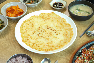 Korea style pancake food. Potato Pancake