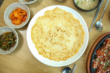 Korea style pancake food. Potato Pancake