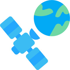 Satellite Earth Icon