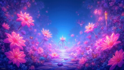 background with flowers