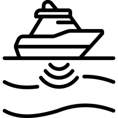 Hydrographic Survey Icon