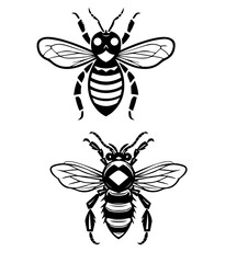 bee vector queen icon