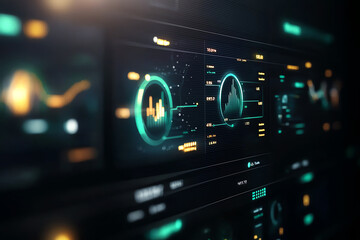 Obraz premium Human resources network dashboard, efficient data flow, 3D illustration