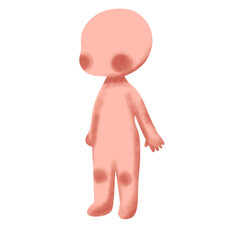 3d person with a heart