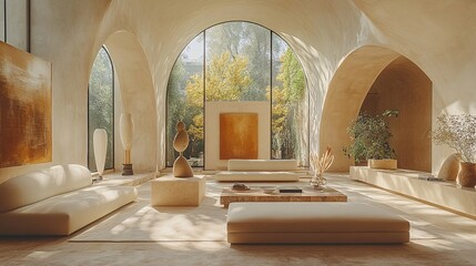 Modern Luxurious Interior with Natural Light
