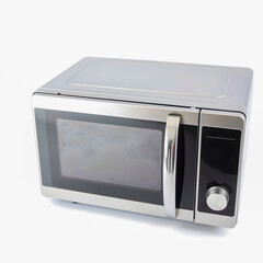 Obraz premium Microwave oven isolated on white background